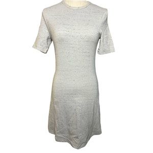 American Apparel - Short Sleeve Dress - Heather Grey - Size Medium